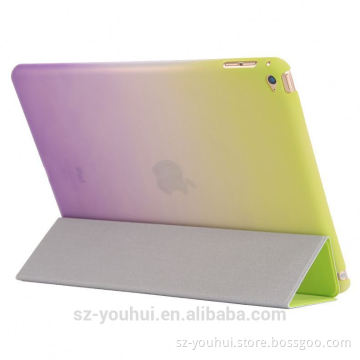 Trifold Ultra Slim 2 Folio Flip Leather Case With Logo Hole For Ipad Air